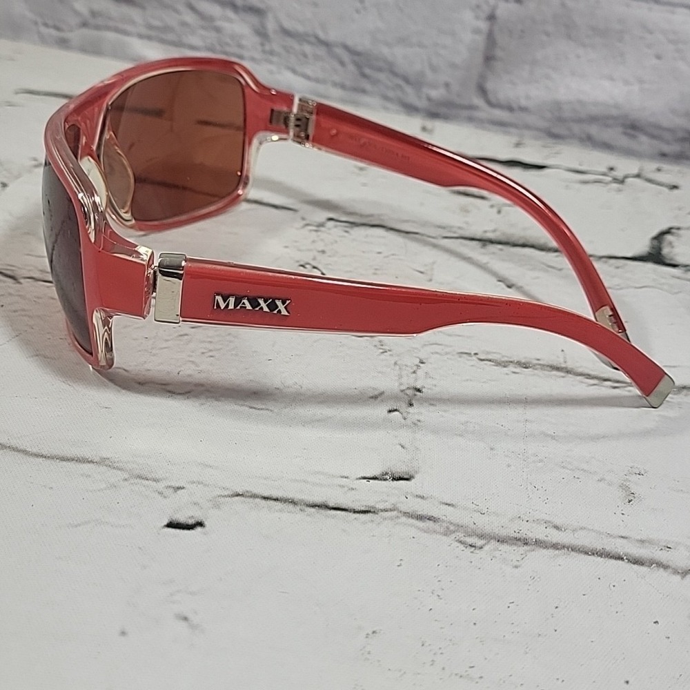 MAXX Retro 2.0 Sol 889 Specs Wraparound Sports Sunglasses Frames In Red - Picture 3 of 7